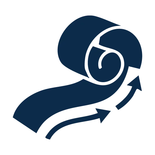 אייקון הממחיש את אורך הריבון במטרים בגלילה