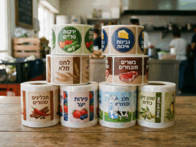 מדבקות למזון